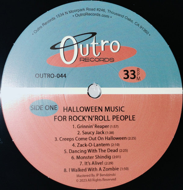 Various : Halloween Music For Rock And Roll People (LP, Comp)