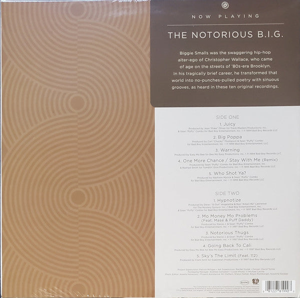 Notorious B.I.G. : Now Playing (LP, Comp, Bla)