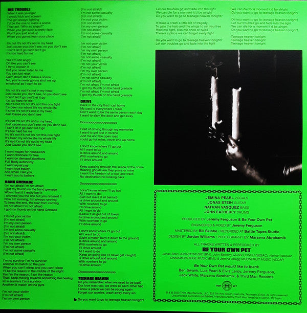 Be Your Own Pet : Mommy (LP, Album, Ltd, Gre)