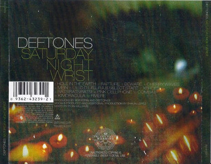 Deftones : Saturday Night Wrist (CD, Album)