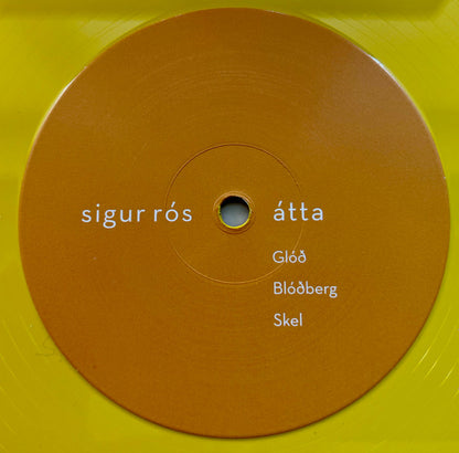Sigur Rós : Átta (2xLP, Album, Ltd, Yel)