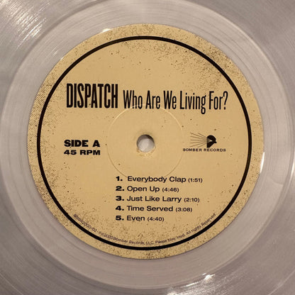 Dispatch : Who Are We Living For? (2xLP, Cle)