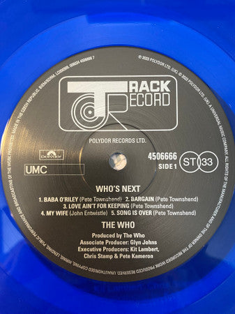 The Who : Who's Next (LP, Album, Dlx, RE, RM, Blu)