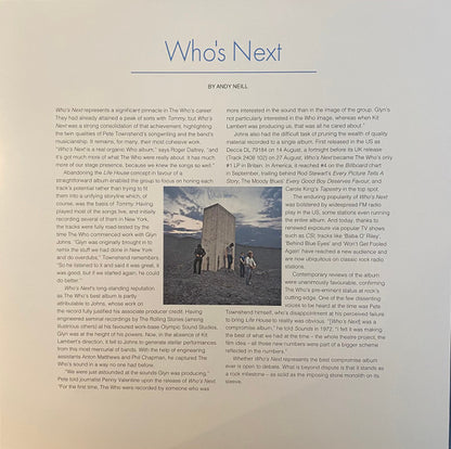 The Who : Who's Next (LP, Album, Dlx, RE, RM, Blu)