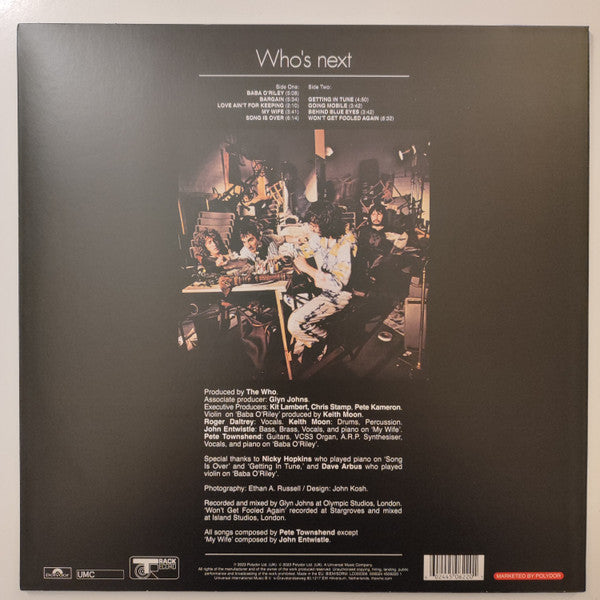 The Who : Who's Next (LP, Album, Dlx, Ltd, RE, RM, Blu)