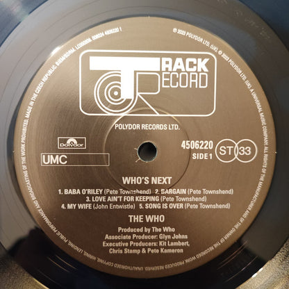 The Who : Who's Next (LP, Album, Dlx, Ltd, RE, RM, Blu)