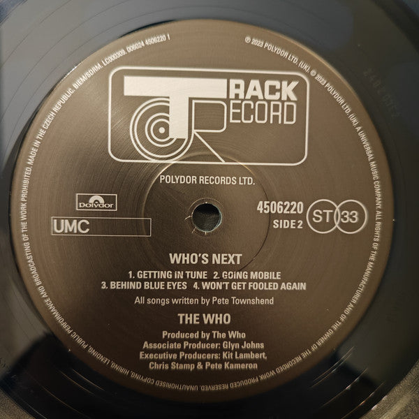 The Who : Who's Next (LP, Album, Dlx, Ltd, RE, RM, Blu)