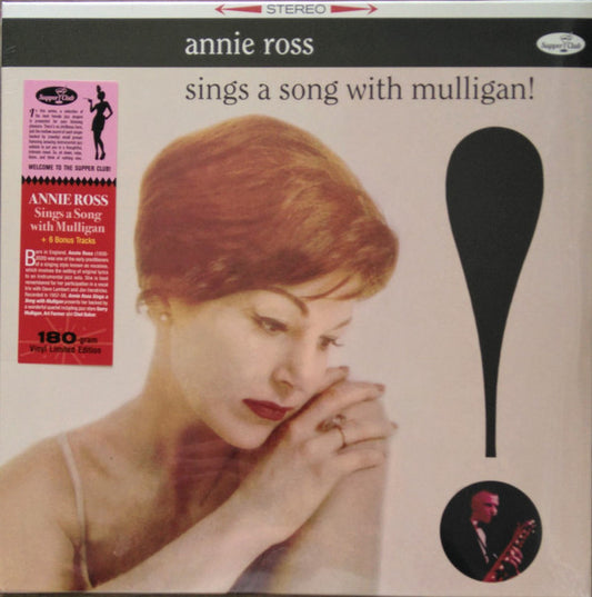 Annie Ross : Sings A Song With Mulligan! (LP, Album, Ltd, Num, RE)