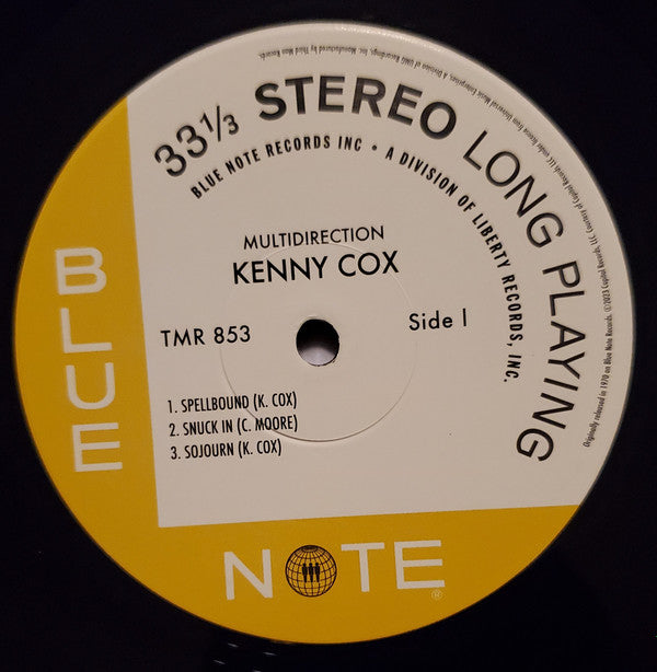 Kenny Cox And The Contemporary Jazz Quintet (2) : Multidirection (LP, Album, RE, RM, 180)