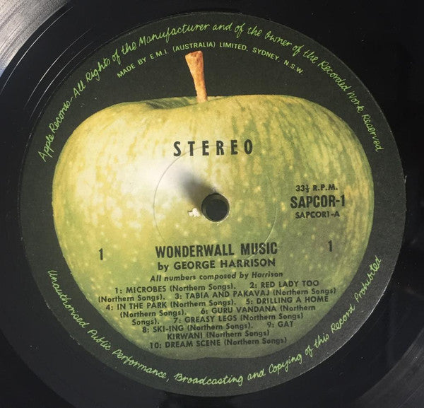 George Harrison : Wonderwall Music (LP, Album, RE)