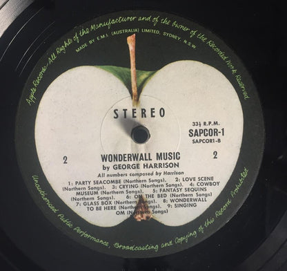 George Harrison : Wonderwall Music (LP, Album, RE)