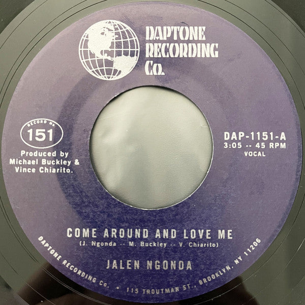 Jalen N'Gonda : Come Around And Love Me (7", Single)