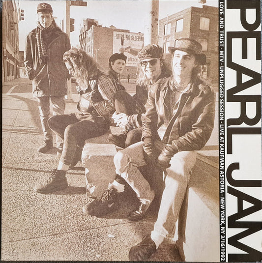 Pearl Jam : Love And Trust (LP, Album, RP, Unofficial, Pur)