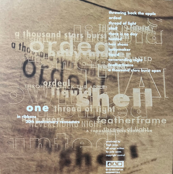 Pale Saints : In Ribbons • 30th Anniversary Re:Masters (CD, Album, RE, RM + CD, Comp)