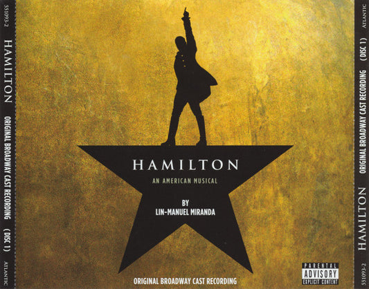 Lin-Manuel Miranda : Hamilton: An American Musical (Original Broadway Cast Recording) (2xCD, Album, RE)