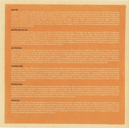 Bruno Mars : Doo-Wops & Hooligans (CD, Album, RE)