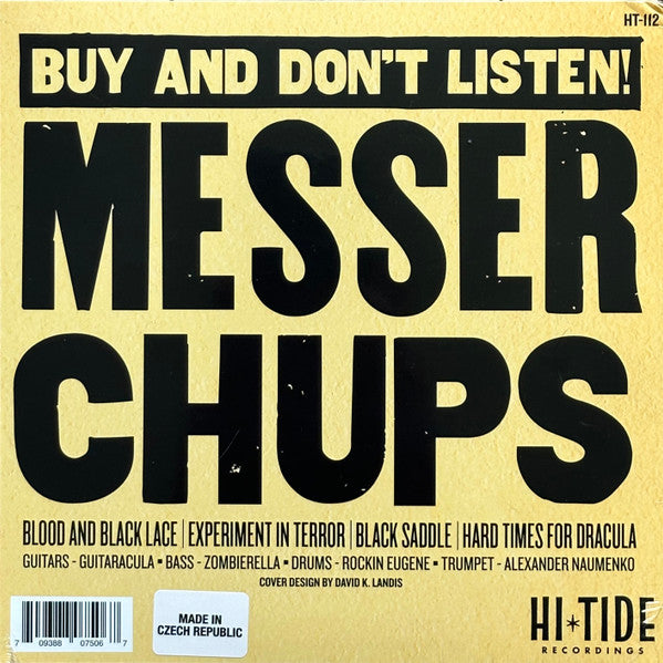Messer Chups : Blood And Black Lace (7", EP, Ltd, Blo)