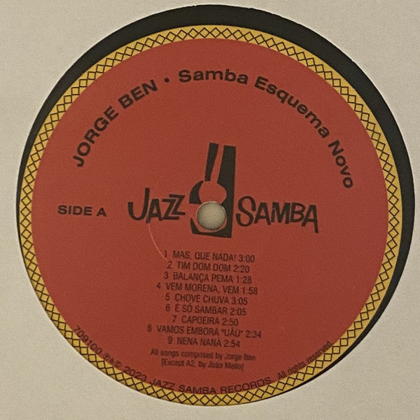 Jorge Ben : Samba Esquema Novo (LP, Album, Ltd, RE)