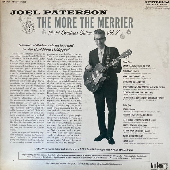 Joel Paterson : The More The Merrier - Hi-Fi Christmas Guitar Vol. 2 (LP, Album, Red)