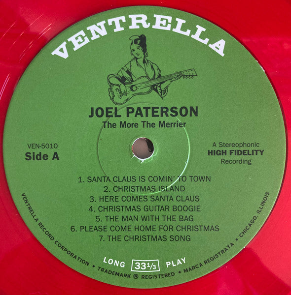 Joel Paterson : The More The Merrier - Hi-Fi Christmas Guitar Vol. 2 (LP, Album, Red)