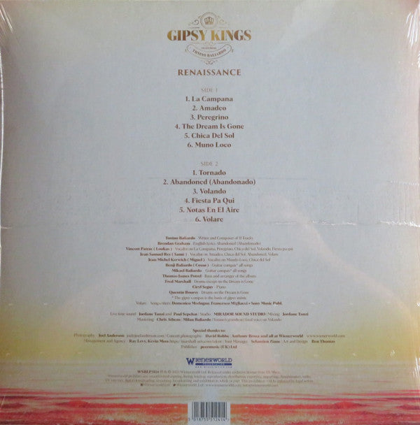 Gipsy Kings Featuring Tonino Baliardo : Renaissance (LP, Album)