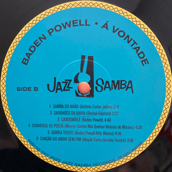 Baden Powell : À Vontade (LP, Album, Ltd, RE)