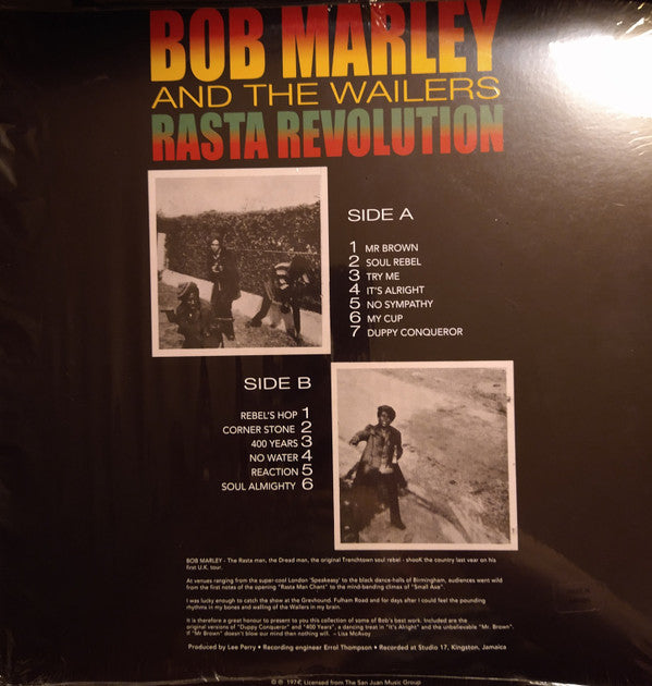 Bob Marley & The Wailers : Rasta Revolution  (LP, Album, Ltd, RE, Gre)