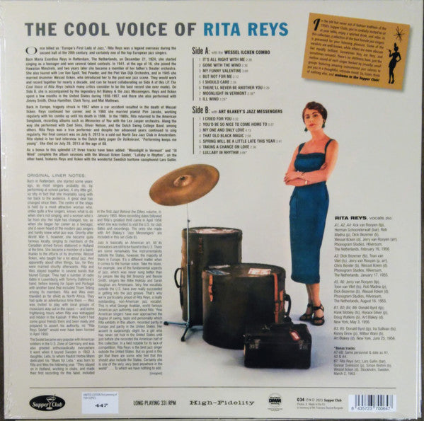 Rita Reys : The Cool Voice Of Rita Reys (LP, Album, Ltd, Num, RE)