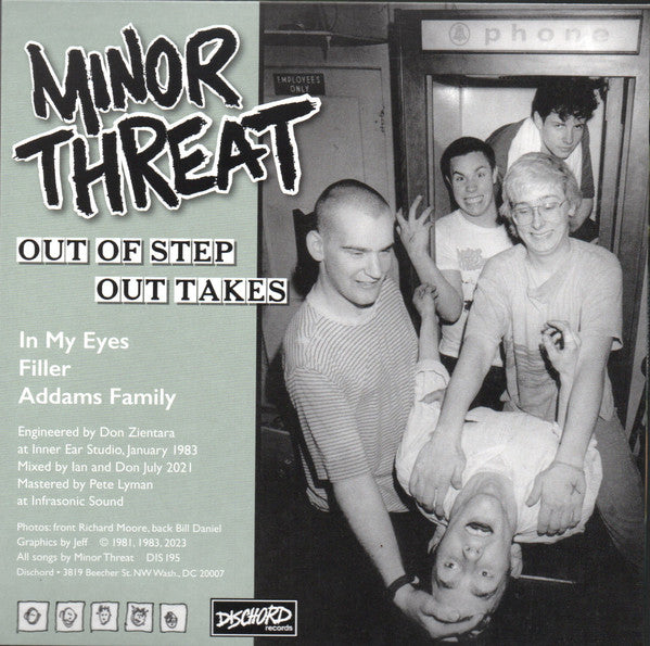 Minor Threat : Out Of Step Out Takes (7", Cle)