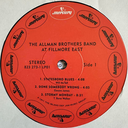 The Allman Brothers Band : At Fillmore East (2xLP, Album, RE, Pre)