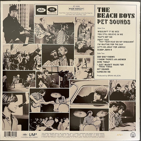 The Beach Boys : Pet Sounds (LP, Album, Ltd, Num, RE, Yel)