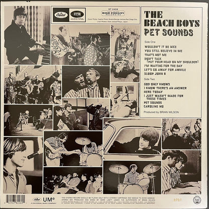 The Beach Boys : Pet Sounds (LP, Album, Ltd, Num, RE, Yel)