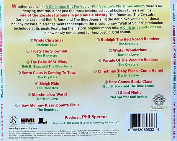 Buy Phil Spector : A Christmas Gift For You From Phil Spector (CD