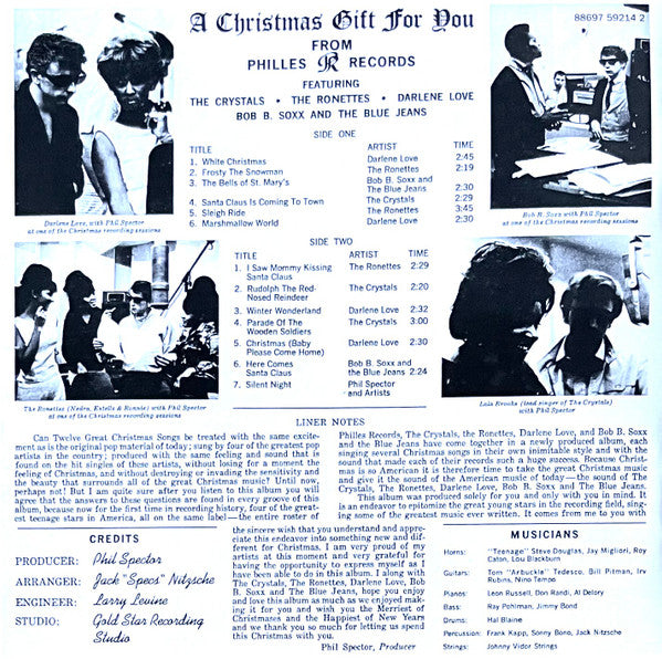 Phil Spector : A Christmas Gift For You From Phil Spector (CD, Album, Mono, RE, RM, RP, Arv)