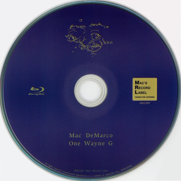 Mac DeMarco : One Wayne G (Blu-ray, Blu-ray-A, Album, 24b)