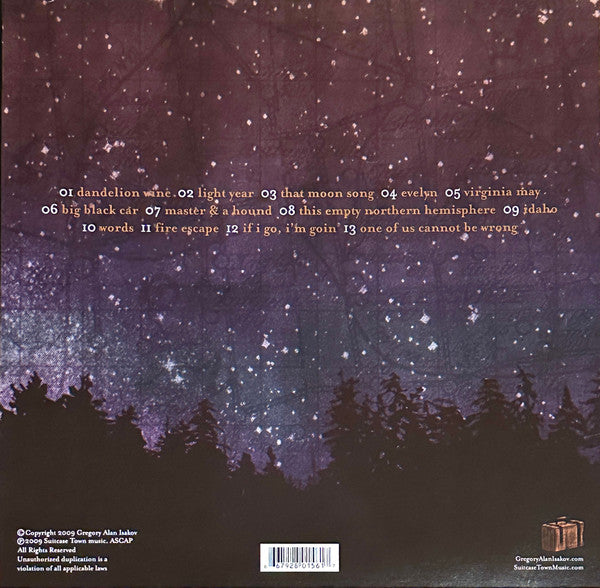 Gregory Alan Isakov : This Empty Northern Hemisphere (LP, Album, RE, 180)