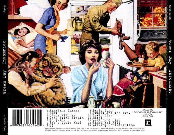 Green Day : Insomniac (CD, Album)