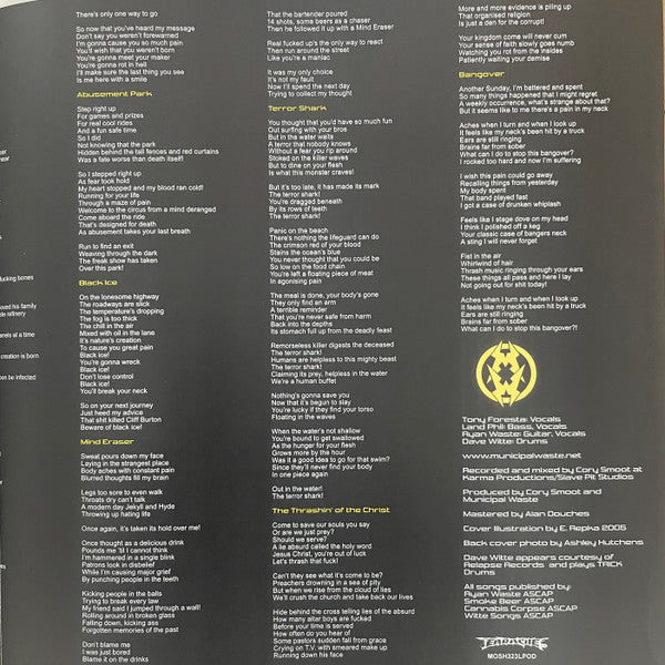 Municipal Waste : Hazardous Mutation (LP, Album, Ltd, Red)