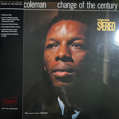 Ornette Coleman : Change Of The Century (LP, Album, Ltd, Num, RE, 180)