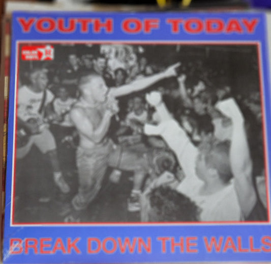 Youth Of Today : Break Down The Walls (LP, Album, Ltd, RE, Pin)