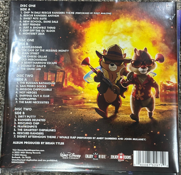 Brian Tyler : Chip 'n Dale: Rescue Rangers (Original Soundtrack) (LP, Bro + LP, Bro + Album, Ltd)