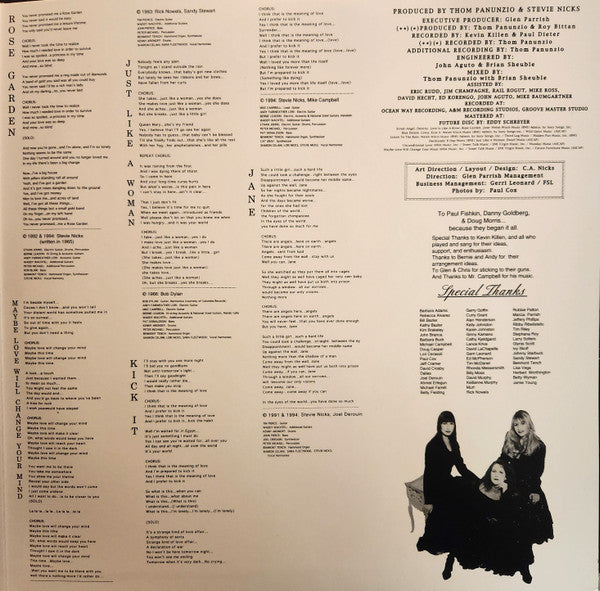 Stevie Nicks : Street Angel (2xLP, Ltd, RE, RM, Tra)