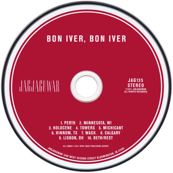 Bon Iver : Bon Iver, Bon Iver (CD, Album, Dig)
