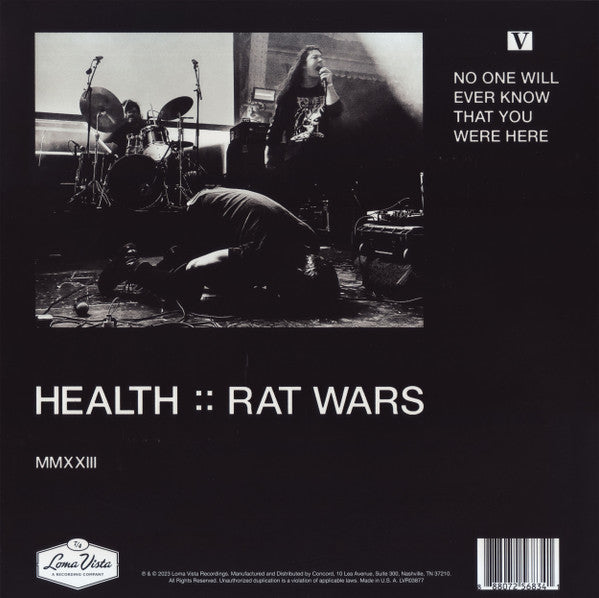 HEALTH (2) : Rat Wars (LP, Album, RP)