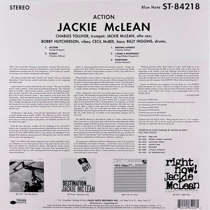 Jackie McLean : Action (LP, Album, RE, 180)