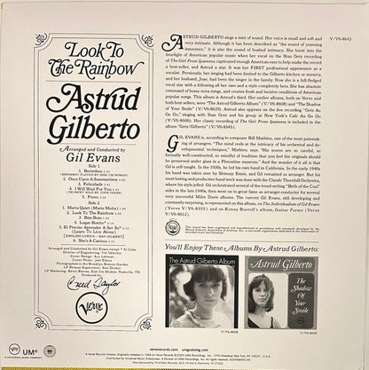 Astrud Gilberto : Look To The Rainbow (LP, Album, Ltd, RE, Yel)