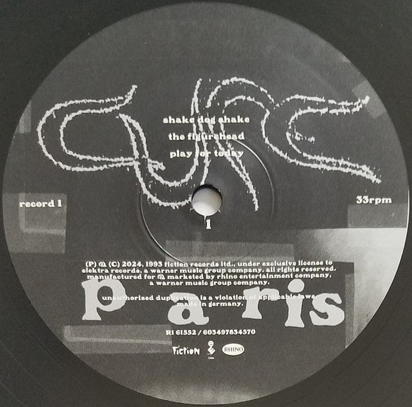 Cure* : Paris (2xLP, Album, RE, RM)