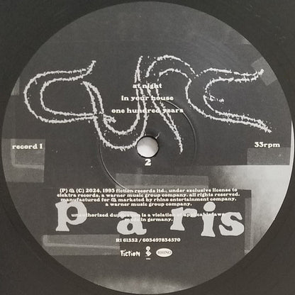 Cure* : Paris (2xLP, Album, RE, RM)