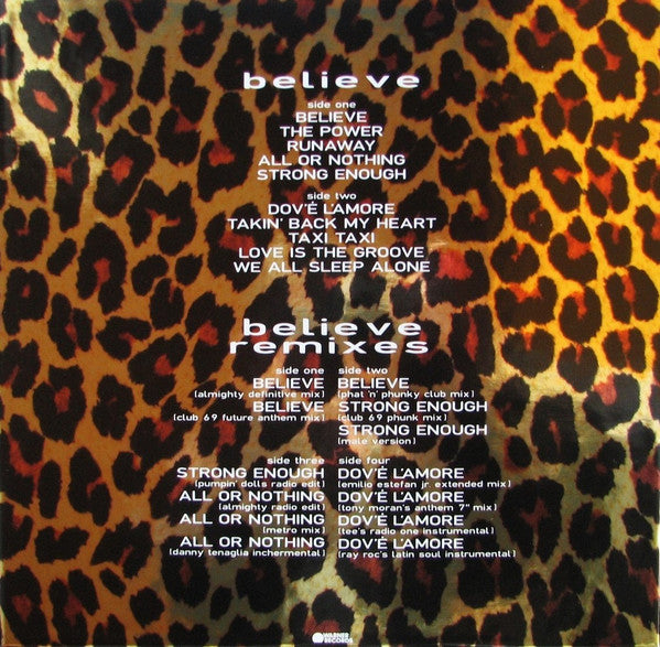 Cher : Believe (LP, Album, Cle + LP, Sea + LP, Lig + Box, Dlx, Ltd)