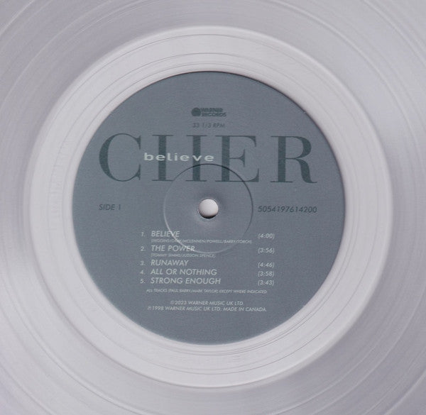 Cher : Believe (LP, Album, Cle + LP, Sea + LP, Lig + Box, Dlx, Ltd)